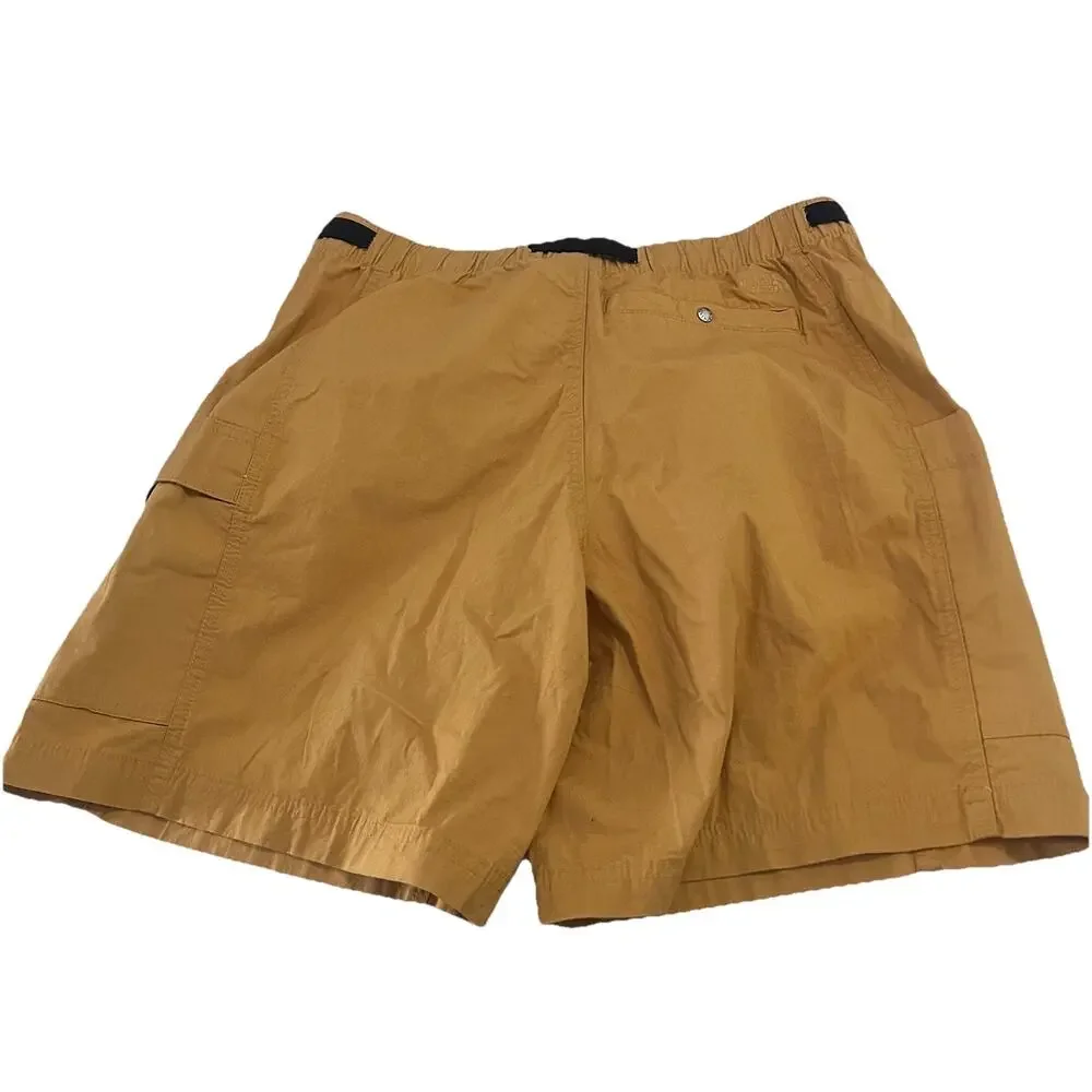 The North Face Men's Ripstop Standard Antelope Tan Cargo Belted Shorts Size M